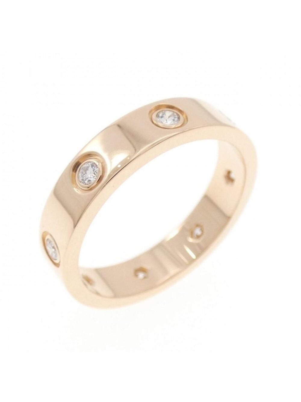 Cartier Mini Love Full Diamond Ring